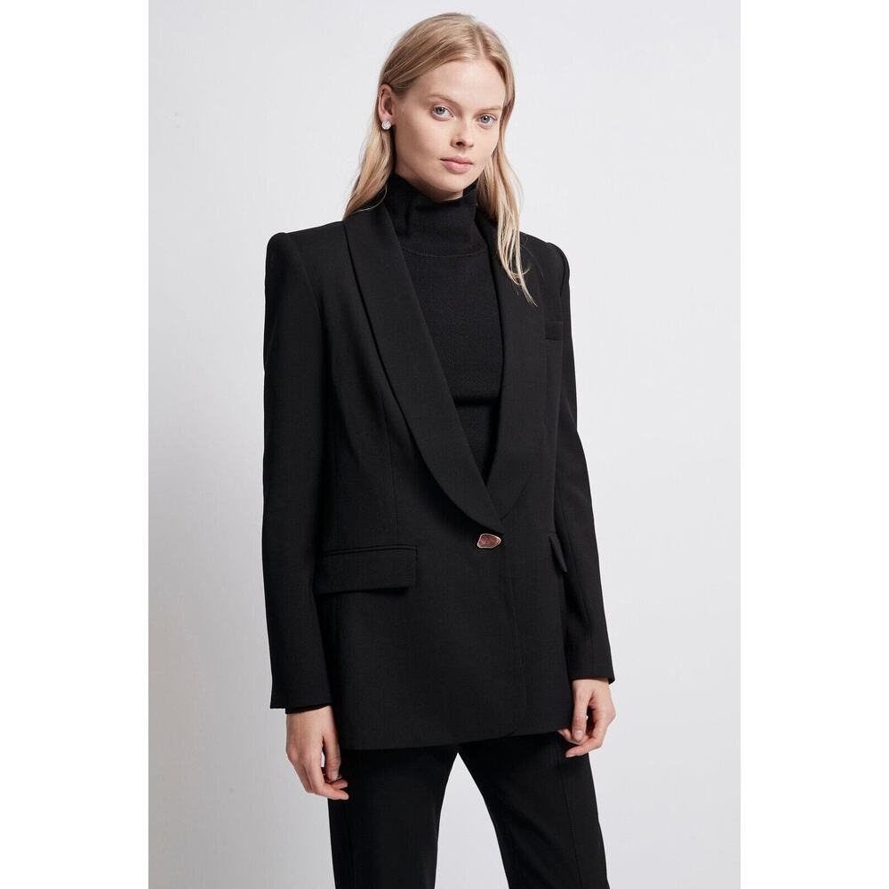 Aje Black Blazer